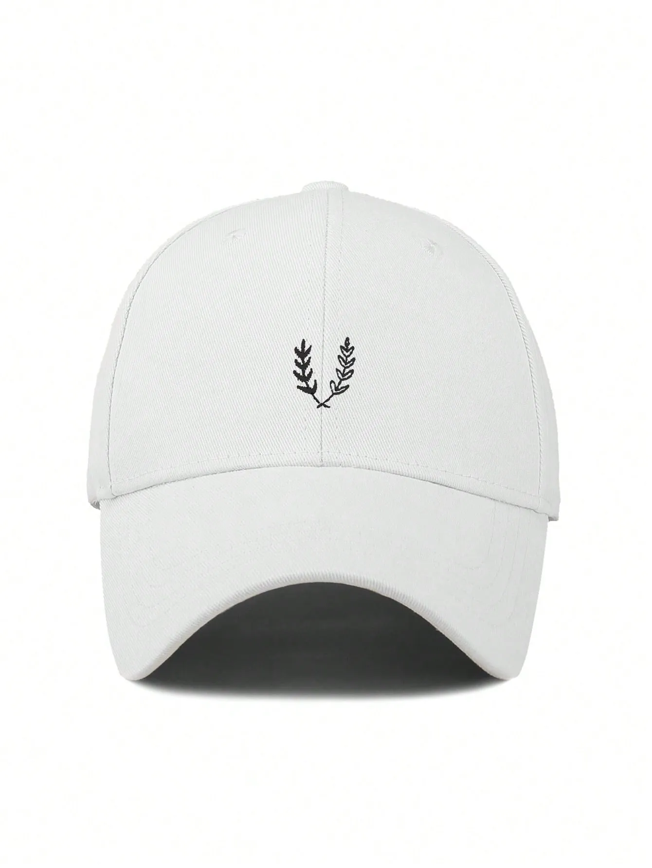 1pc Men Leaf Embroidered Fashion Baseball Cap For Daily Life Casual