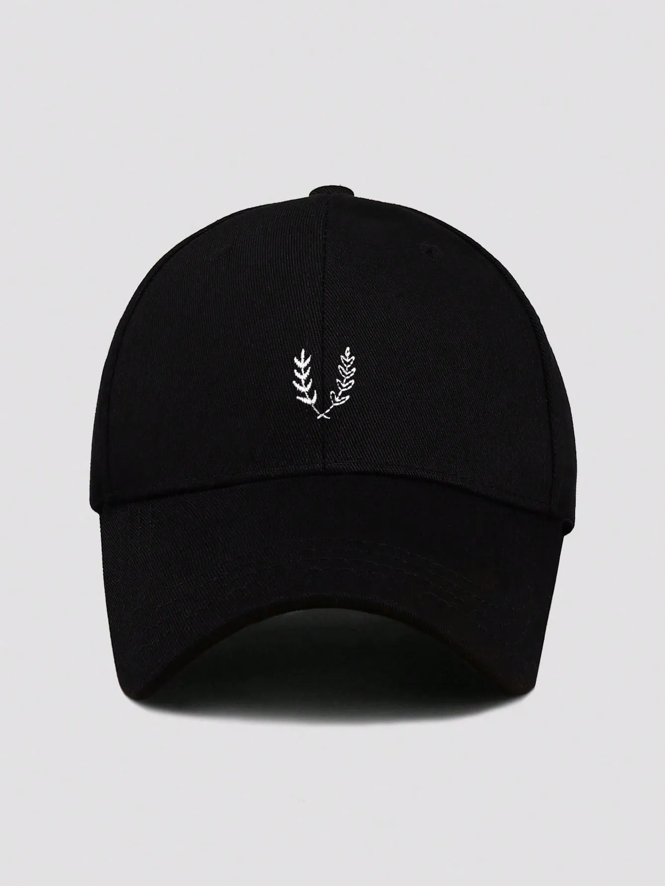 1pc Men Leaf Embroidered Fashion Baseball Cap For Daily Life Casual