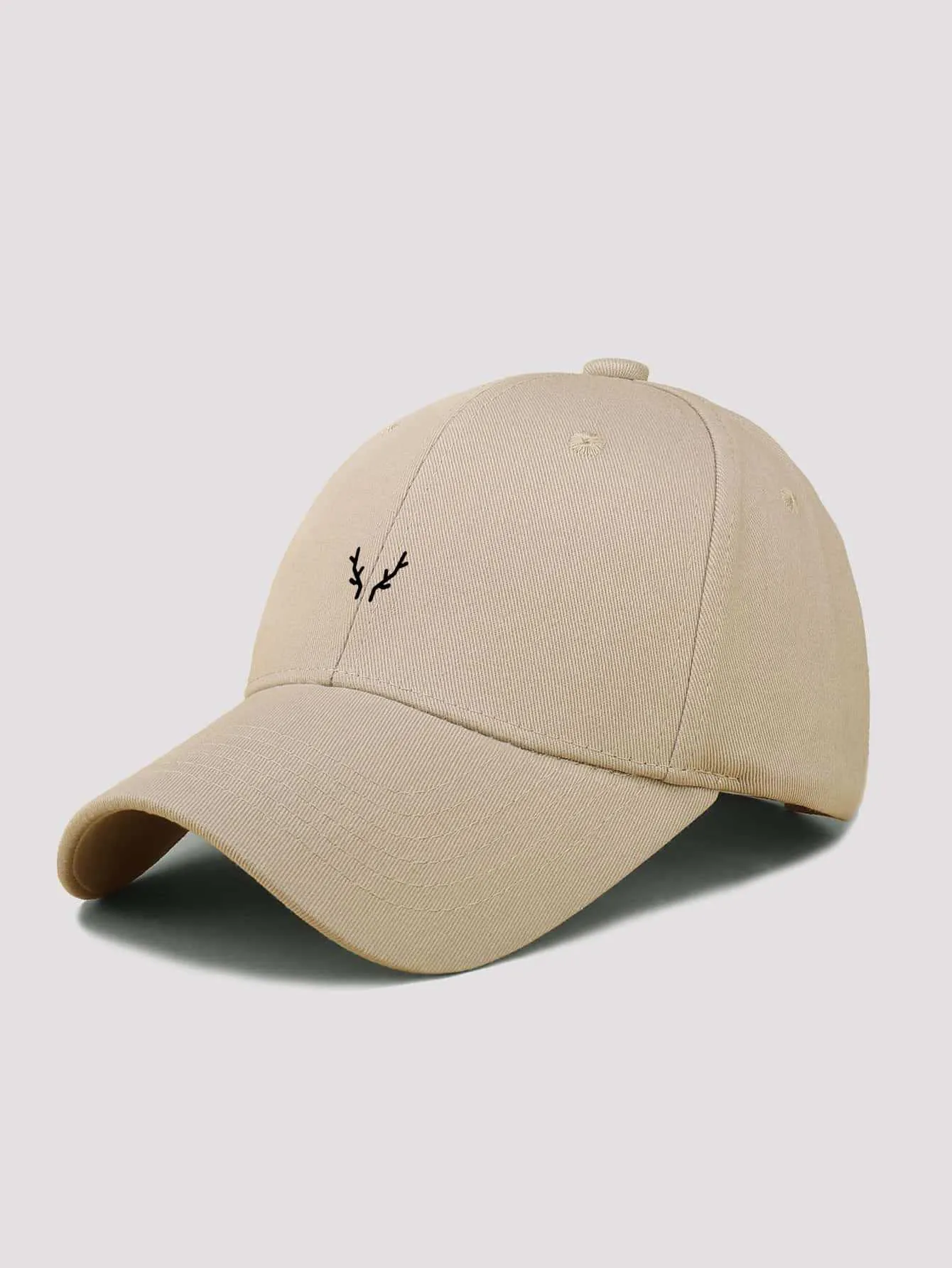 1pc Men Leaf Embroidered Fashion Baseball Cap For Daily Life Casual