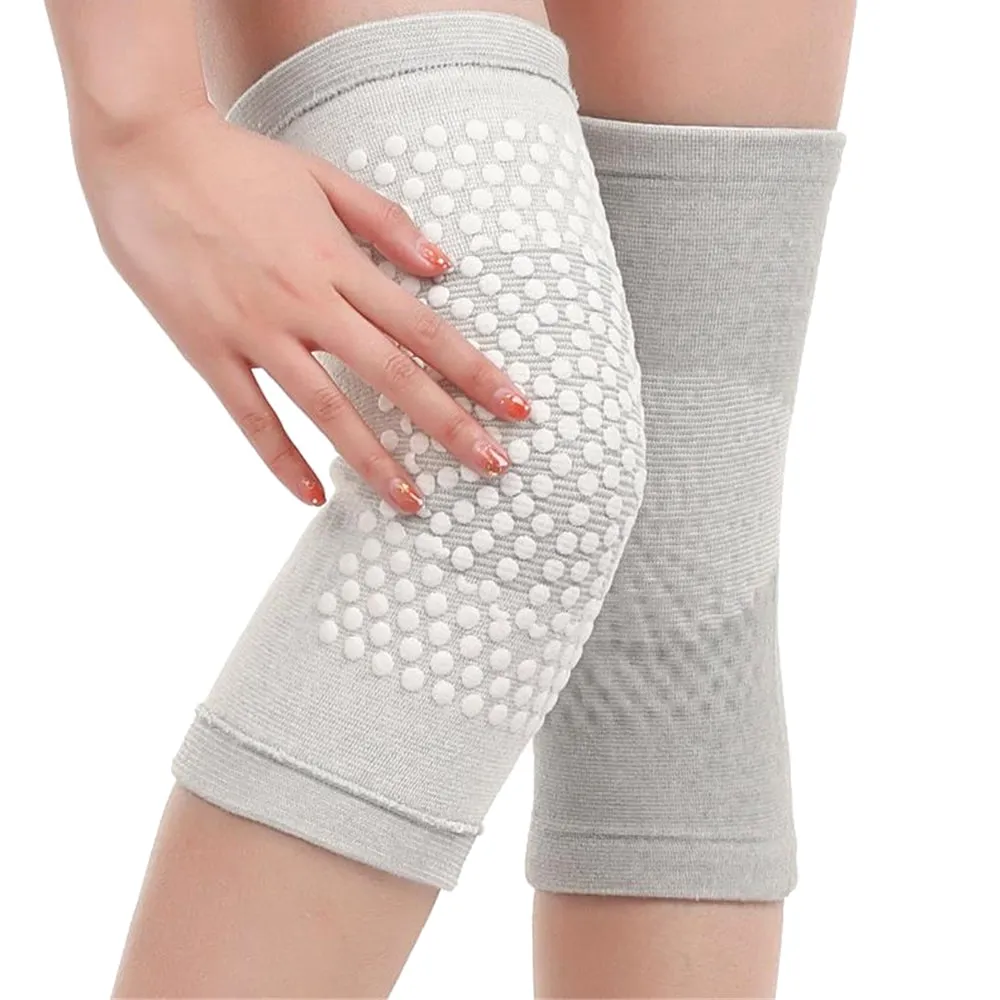 2PCS Heating Support Knee Pads Pad Knee Pads Brace Warm for Arthritis Joint Pain Relief Injury Recovery Belt Knee Pads Massager Leg Warmer