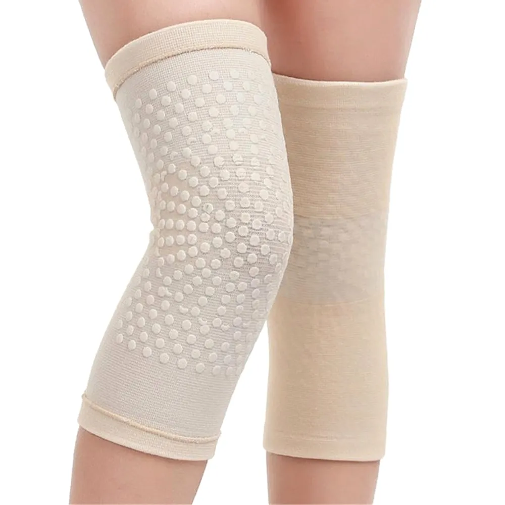 2PCS Self Heating Support Knee Pads Pad Knee Pads Brace Warm for Arthritis Joint Pain Relief Injury Recovery Belt Knee Pads Massager Leg Warmer