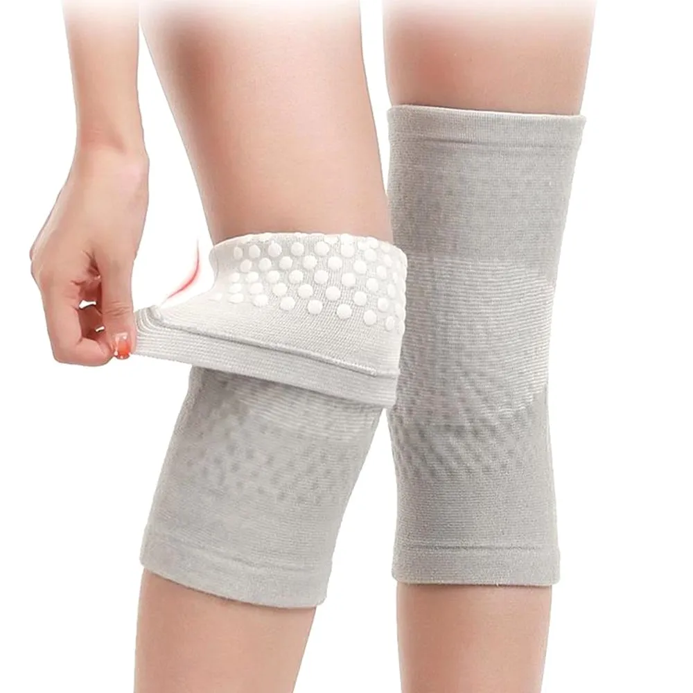 2PCS Self Heating Support Knee Pads Pad Knee Pads Brace Warm for Arthritis Joint Pain Relief Injury Recovery Belt Knee Pads Massager Leg Warmer