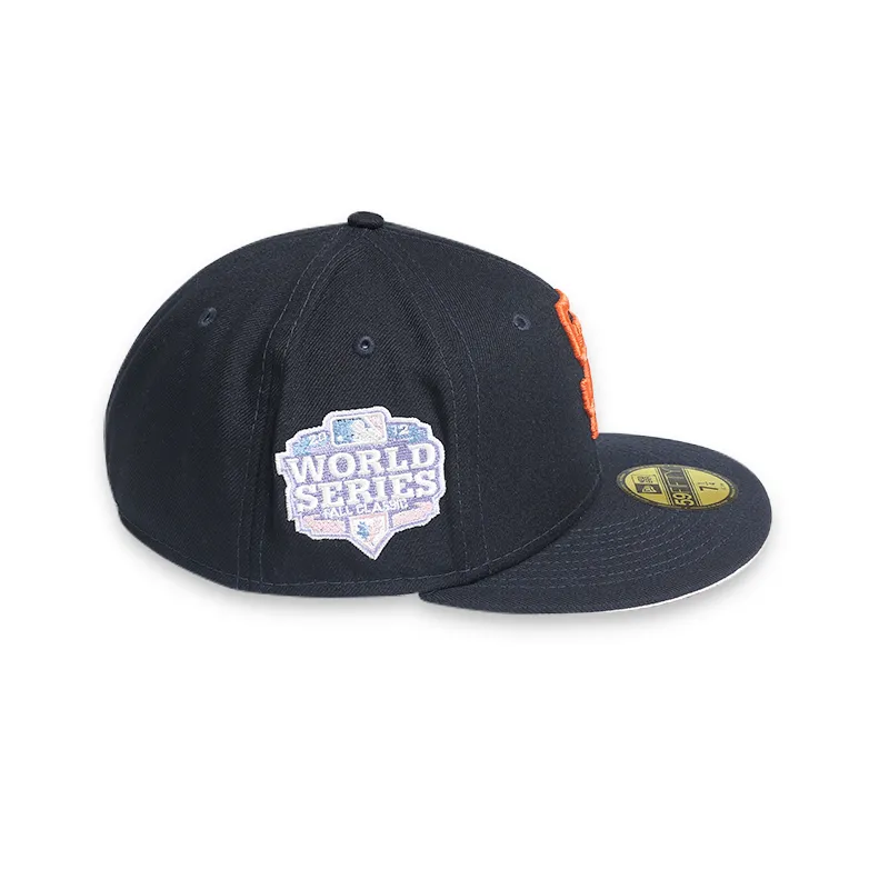 [60243523] San Francisco Giants 12 WS "POP SWEAT" Black 59FIFTY Men's Fitted Hat