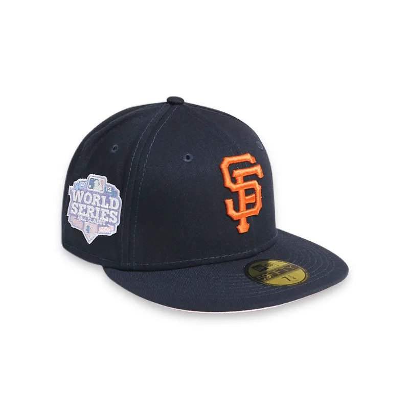 [60243523] San Francisco Giants 12 WS "POP SWEAT" Black 59FIFTY Men's Fitted Hat