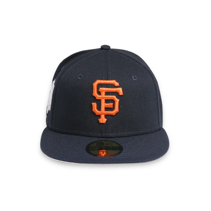 [60243523] San Francisco Giants 12 WS "POP SWEAT" Black 59FIFTY Men's Fitted Hat