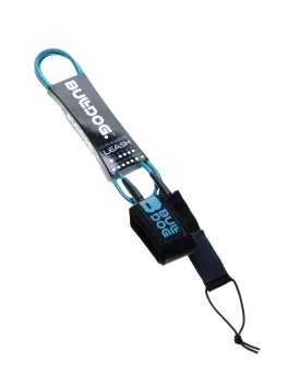 9'0" Surfboard Ankle Leash in Black & Petrol Blue