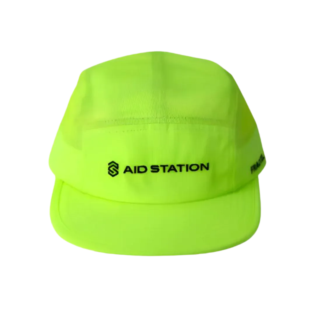 Aid Station - Fractel Running Hat - Fluro Green