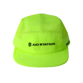 Aid Station - Fractel Running Hat - Fluro Green