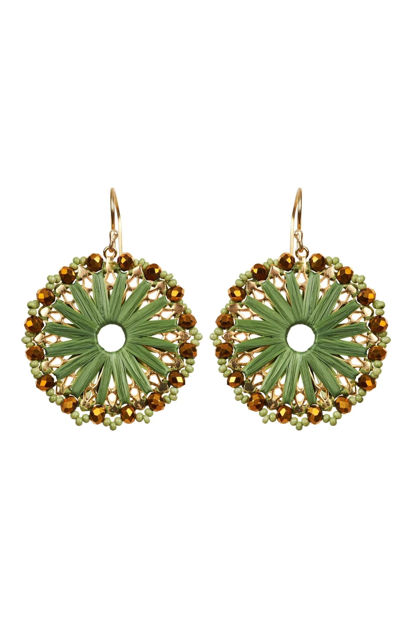 Amelie Earring - Olive