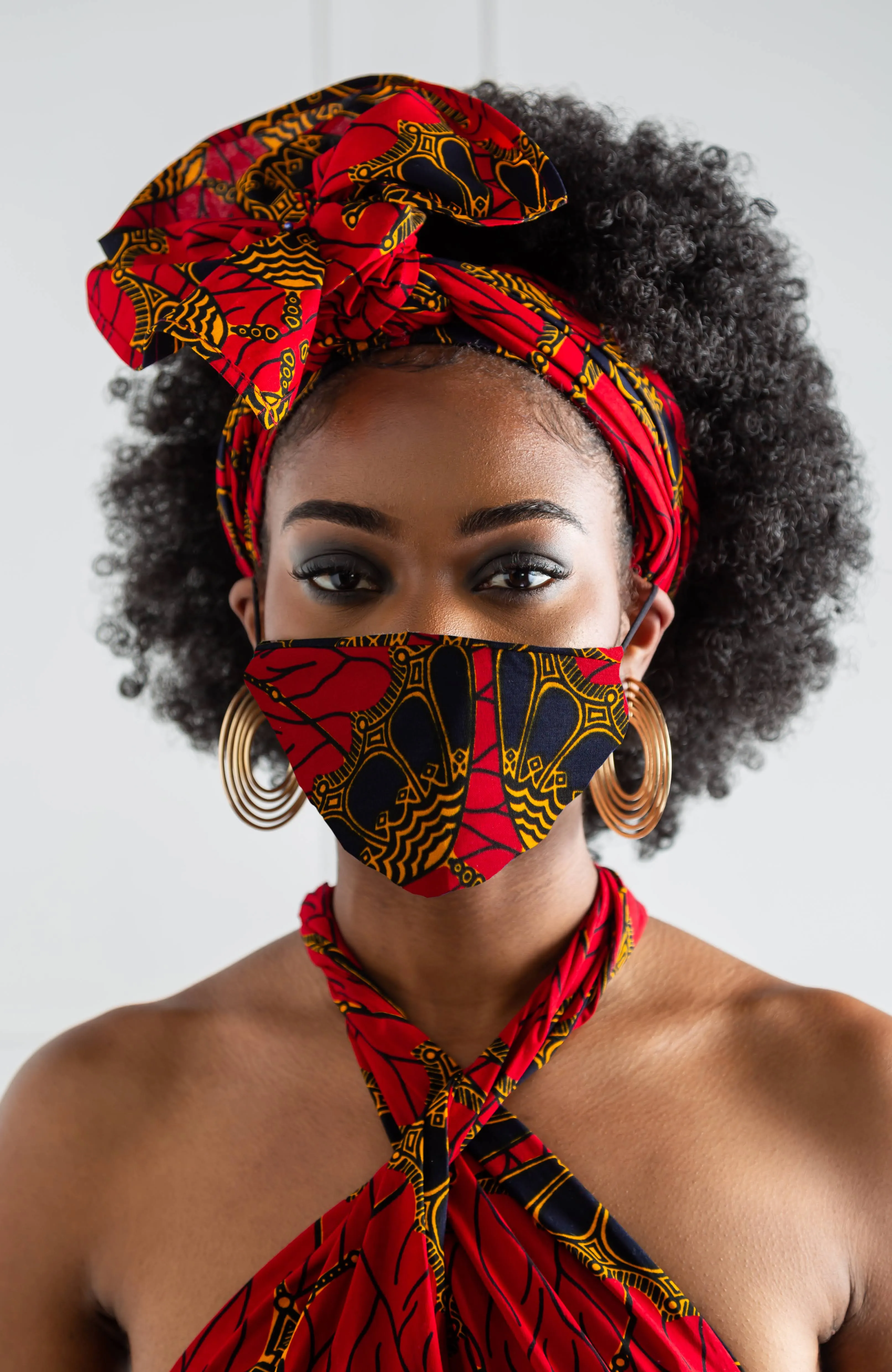 Ankara African Wax Print Headwrap - CORDELIA