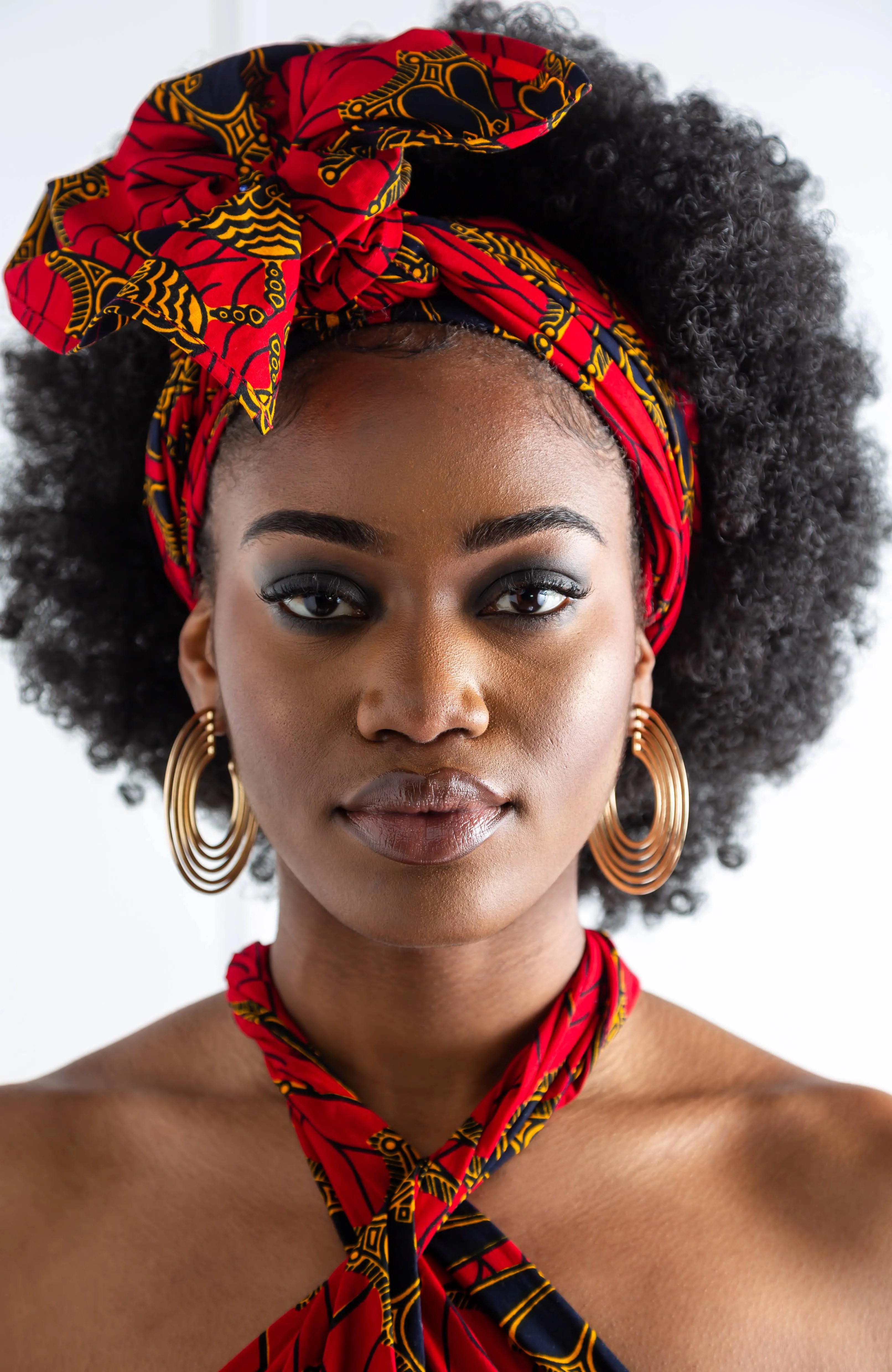 Ankara African Wax Print Headwrap - CORDELIA