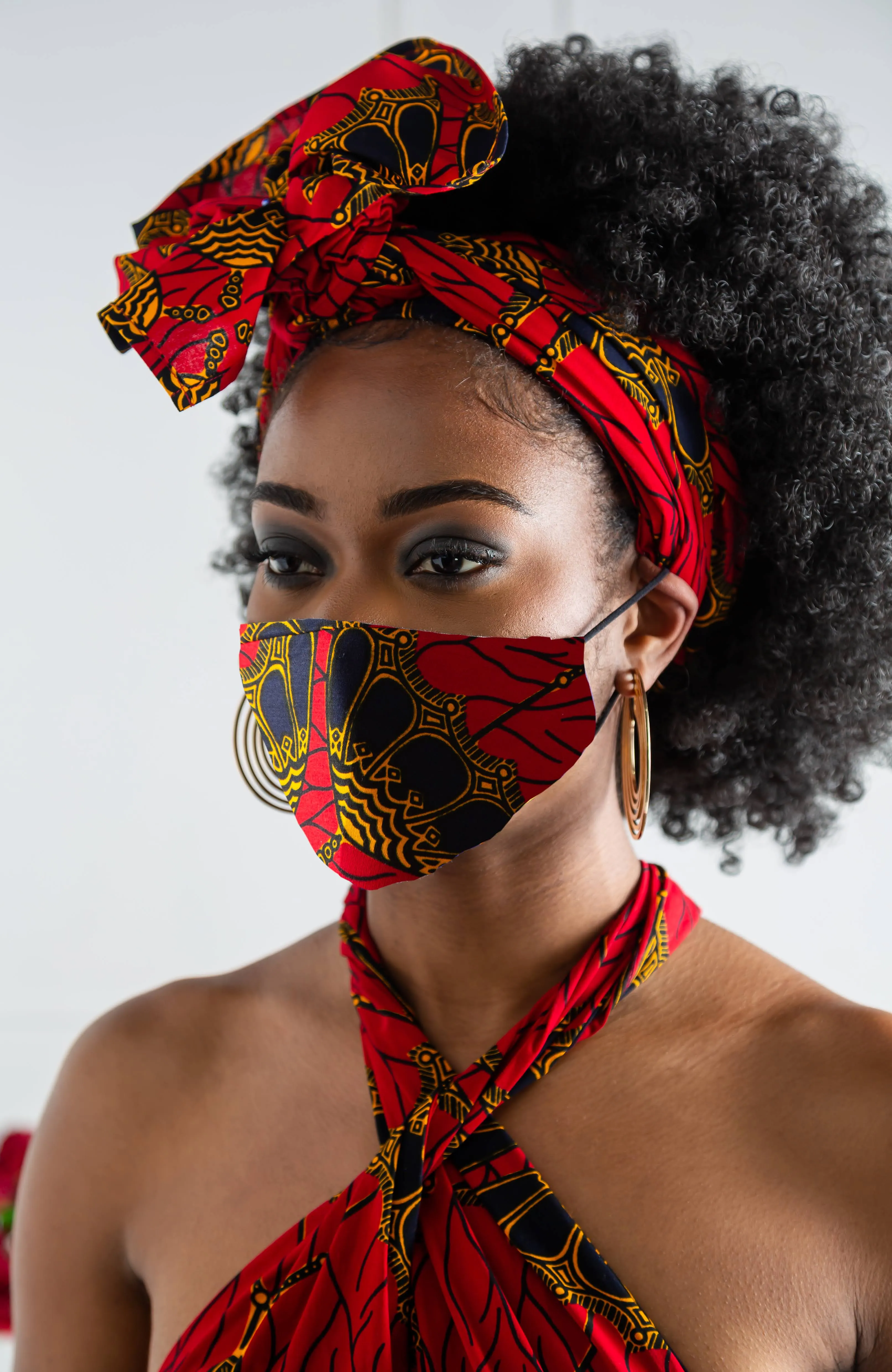 Ankara African Wax Print Headwrap - CORDELIA