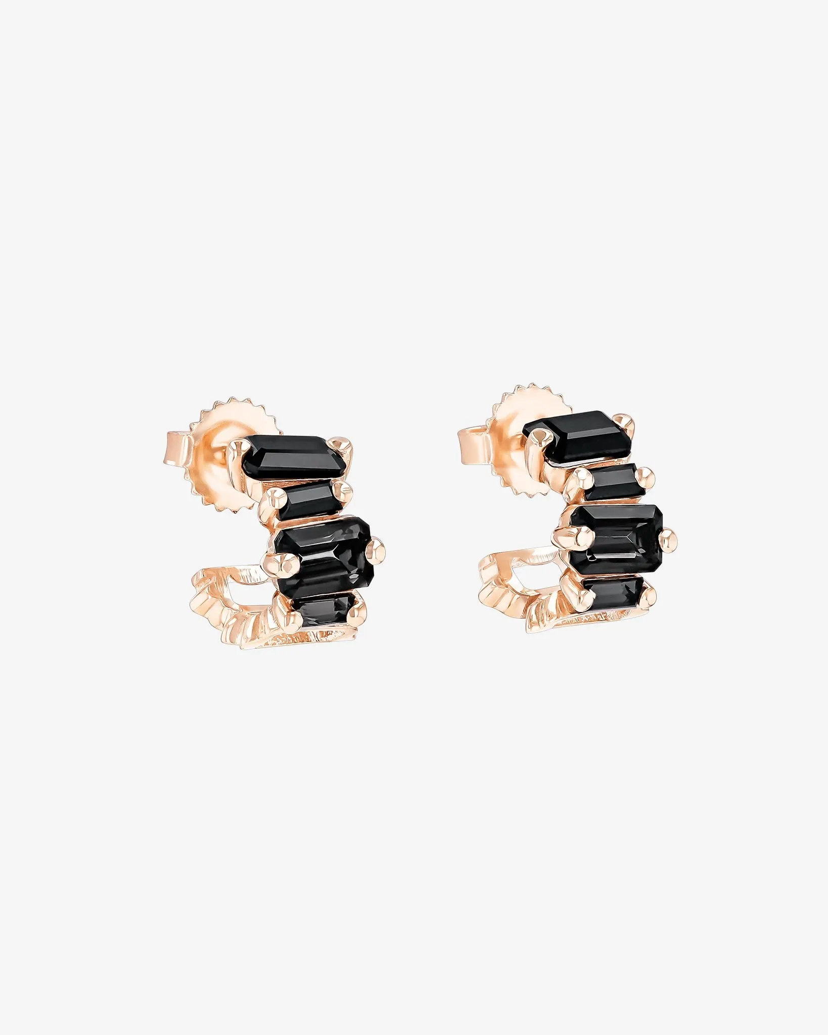 Ann Black Mix Mini Hoops