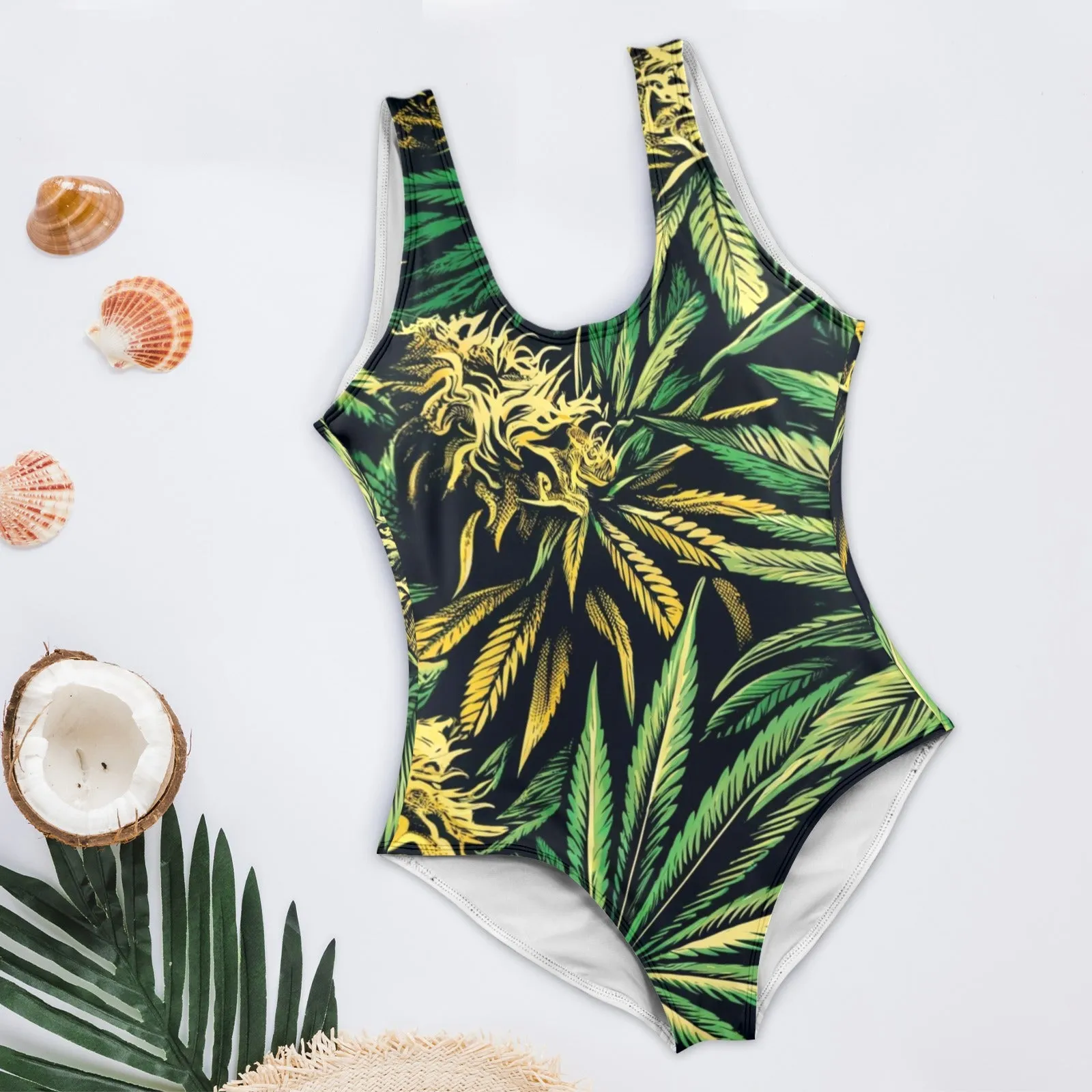 Big Buds Backless Swimsuit