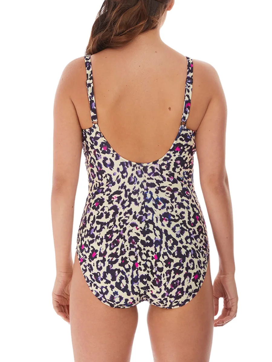 Bonito V-Neck Swimsuit - Amethyst