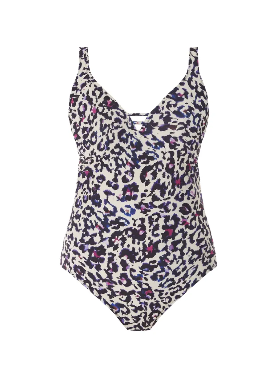 Bonito V-Neck Swimsuit - Amethyst