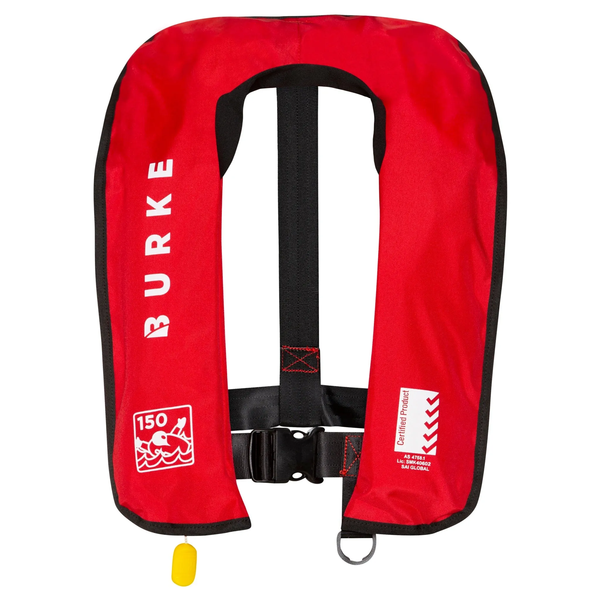 Burke Standard Inflatable PFD - Red