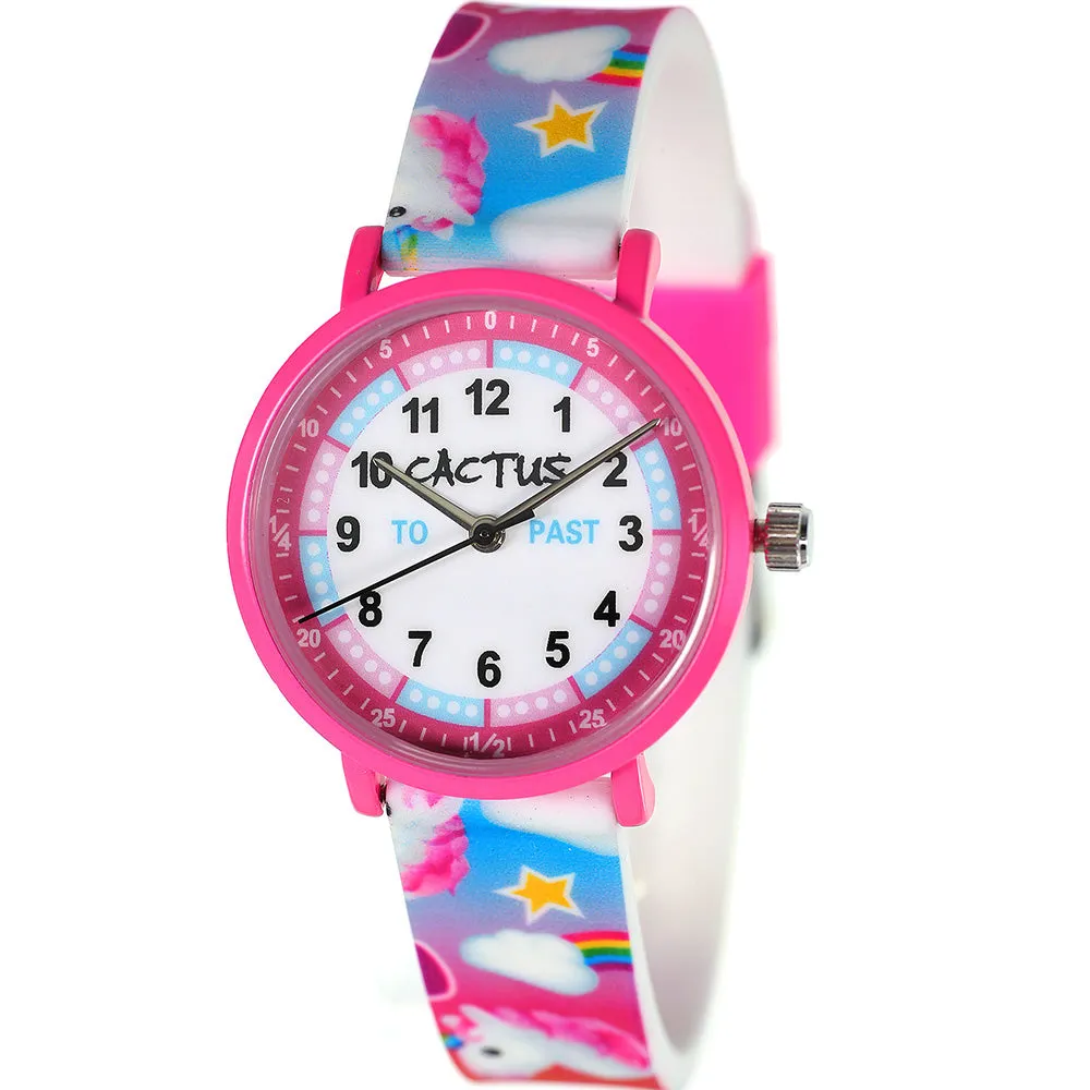 Cactus CAC143M05 Pink Unicorn Kids Watch