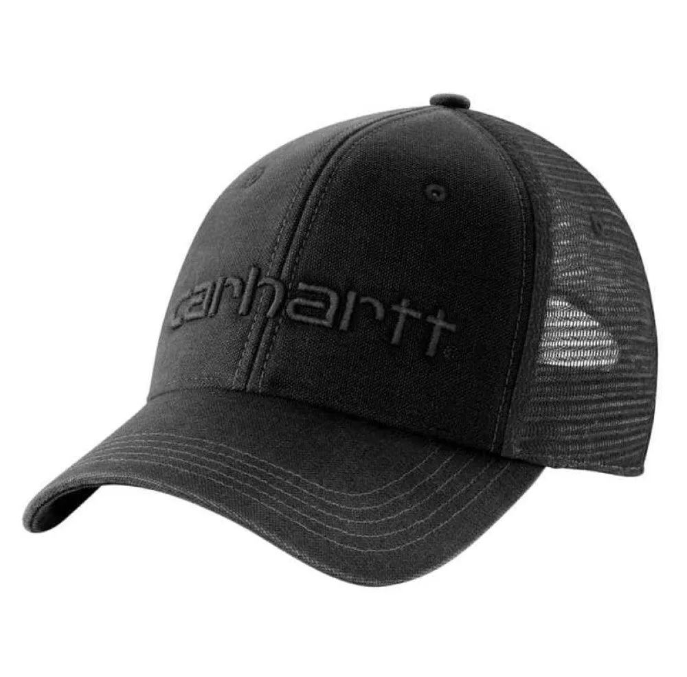 Carhartt Mens Canvas Mesh-Back Logo Graphic Cap