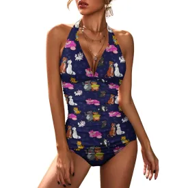 Cat Favorites Women's Split Swimsuit