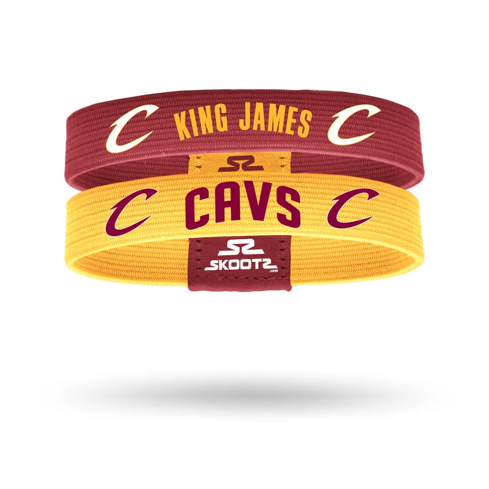 Cleveland Cavaliers LeBron James NBA 2 Pack Wristbands