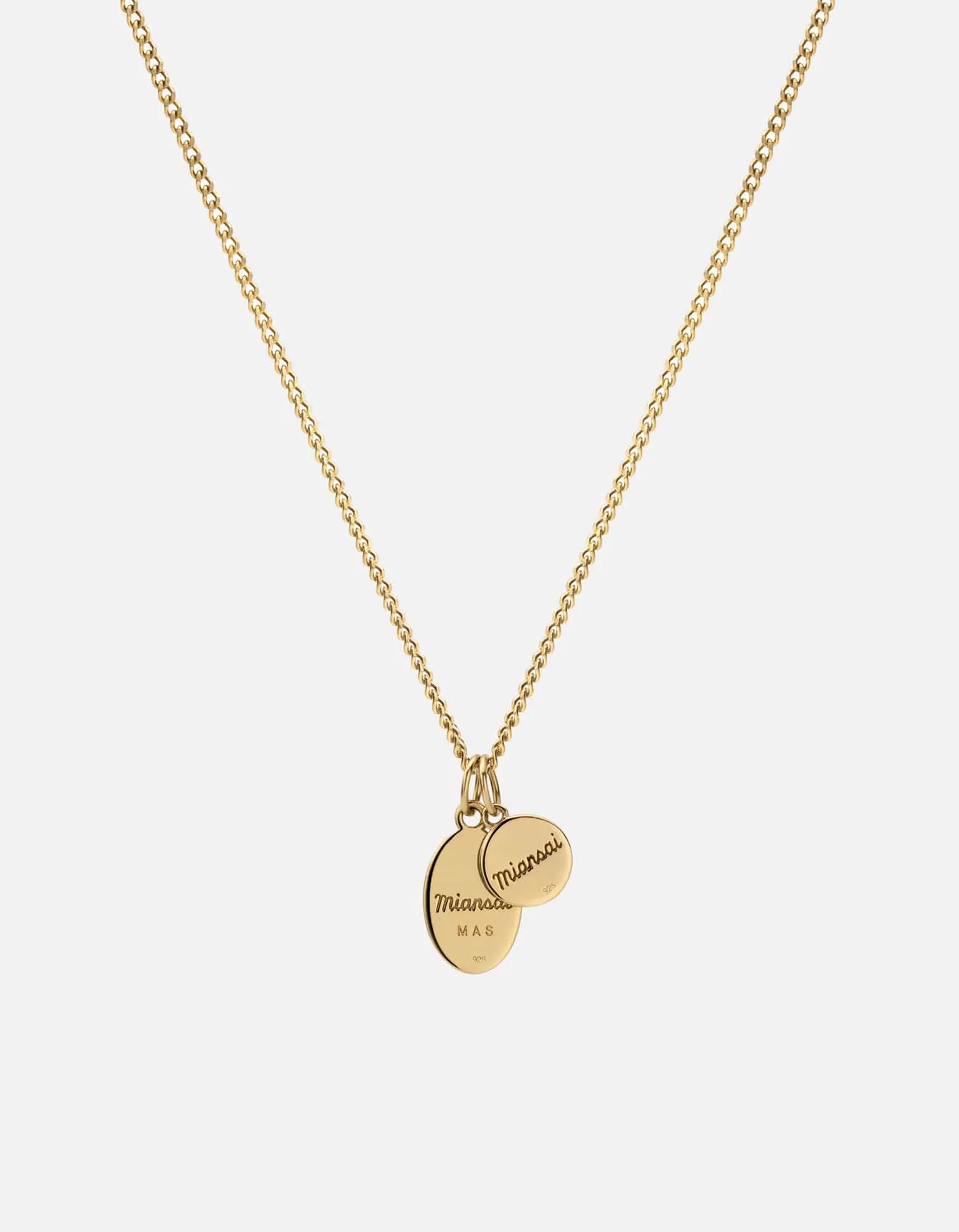 Croix   Mini St Christopher Necklace, Gold Vermeil