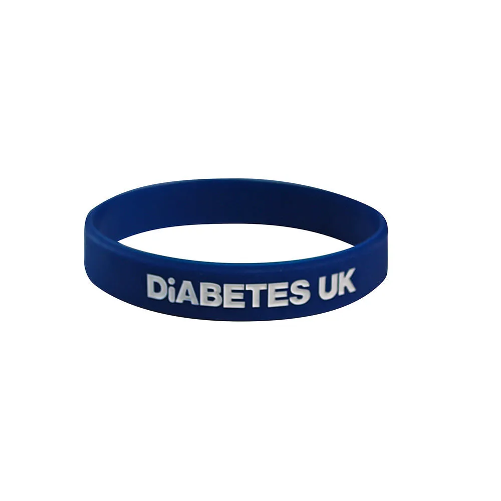 Diabetes UK Wristband - Dark Blue