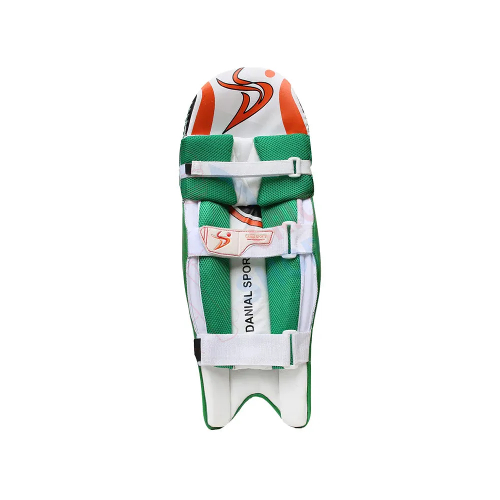 DS Green Cricket Batting Pads Adult