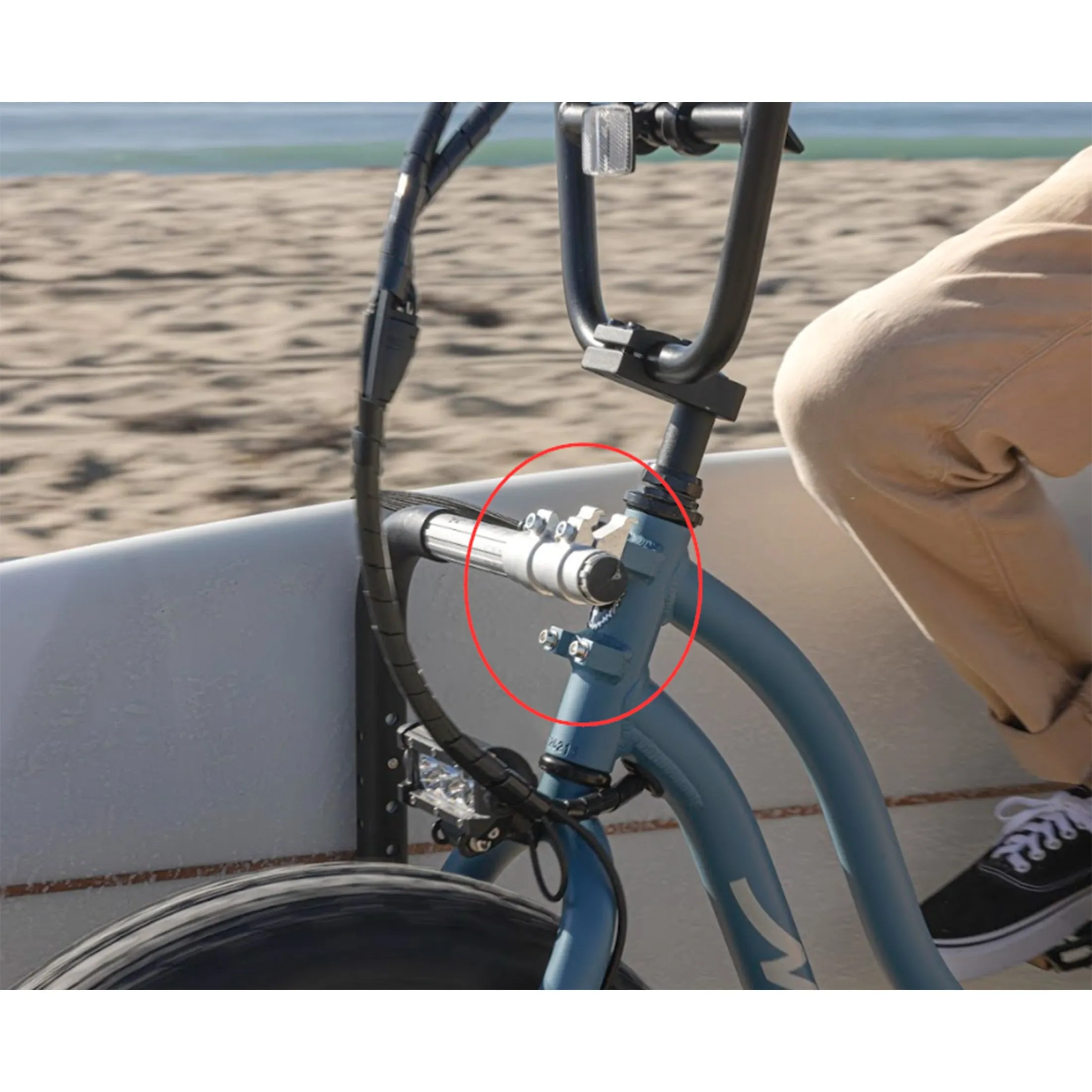 E-Bike Surfboard rack