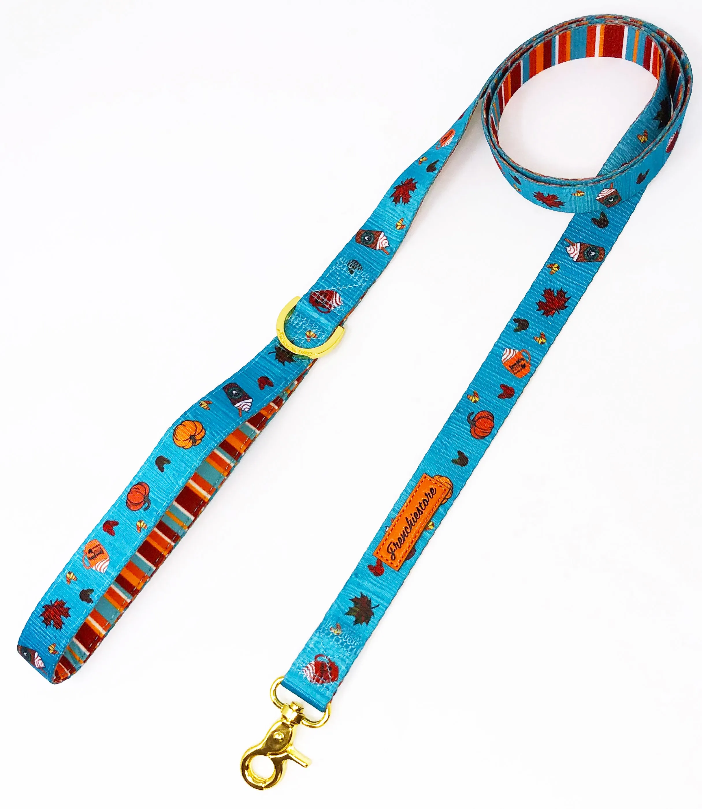 Frenchiestore Luxury Leash | Pumpkin Spice Pupcup