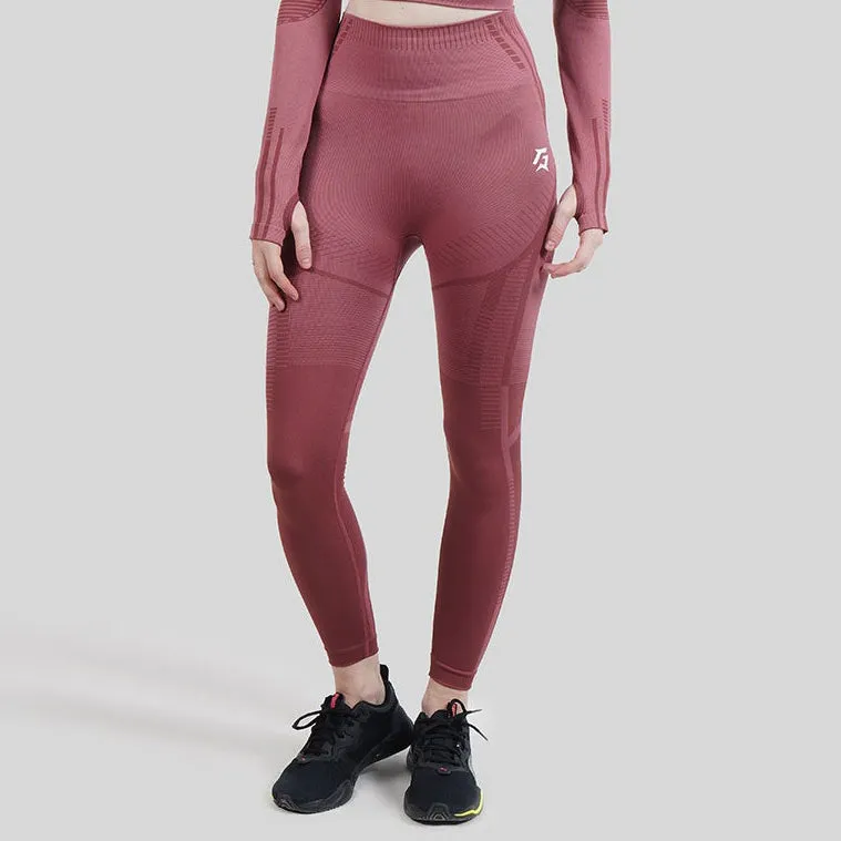 Impulse Seamless Leggings (Maroon)