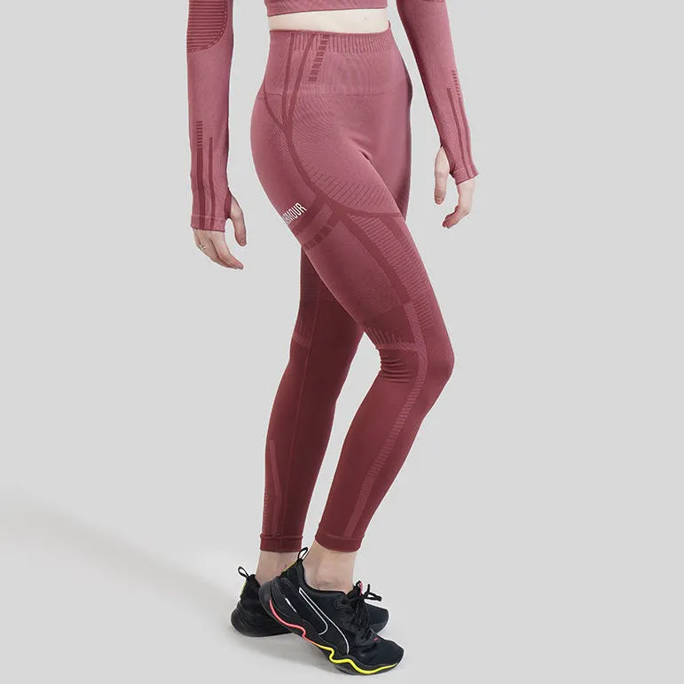 Impulse Seamless Leggings (Maroon)