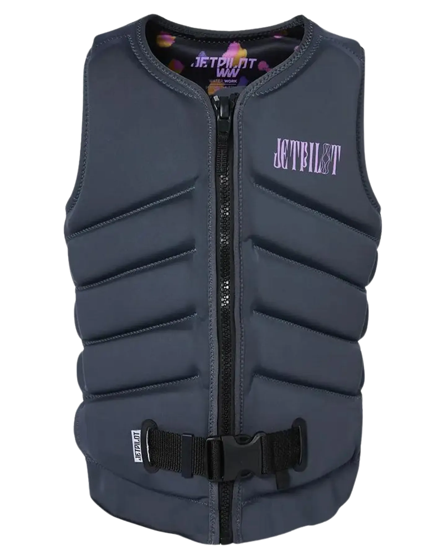 Jetpilot X1 F/E Ladies Neo Vest - Sina - Charcoal - 2023