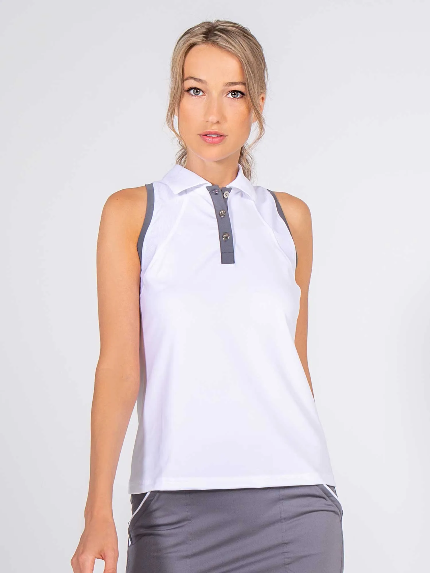 Kai Polo Tank - White/Onyx