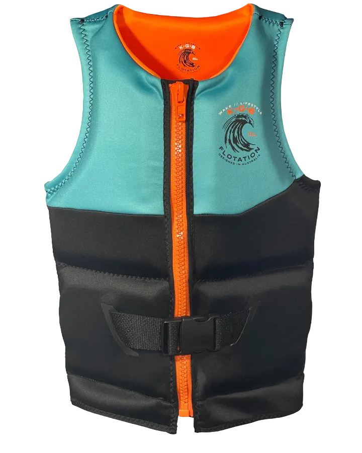 KGB Tempo Teen Vest - Neon Teal - 2023