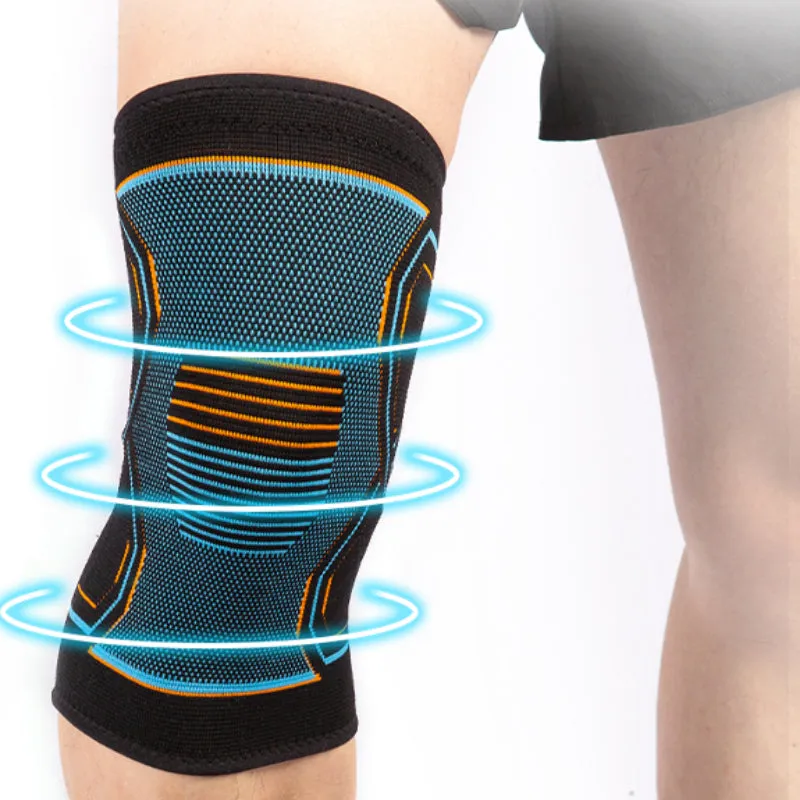 Knee Pads Brace Workout Knee Pads Support for Joint Pain Relief Running Biking Basketball Knitted Knee Pads Sleeve for Adult