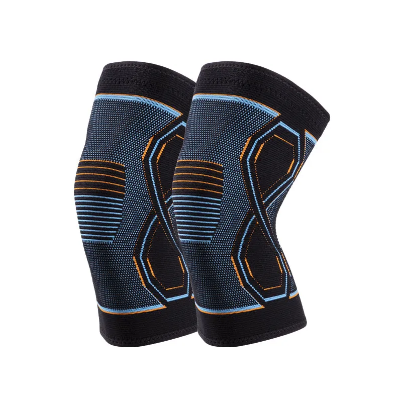 Knee Pads Brace Workout Knee Pads Support for Joint Pain Relief Running Biking Basketball Knitted Knee Pads Sleeve for Adult