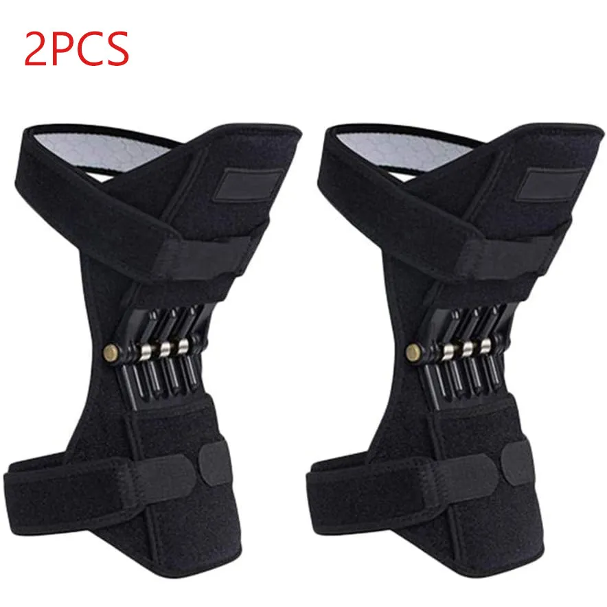 Knee Protector Joint Support Knee Pads Breathable Non-Slip Power Lift Knee Pads Rebound Spring Force Knee Booster Leg Protector