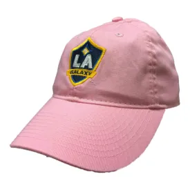 Los Angeles Galaxy Adidas WOMENS Pink Adj. Relaxed Strapback Baseball Hat