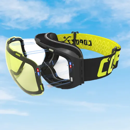 Magnetic UV Protection Anti-Fog Ski Goggles