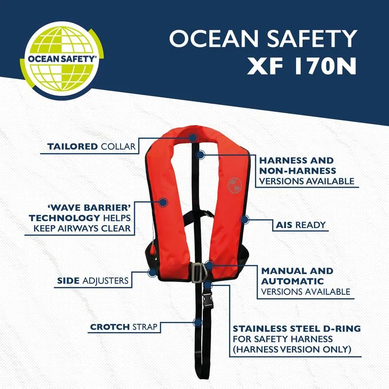 Ocean Safety Kru XF Lifejacket - Manual