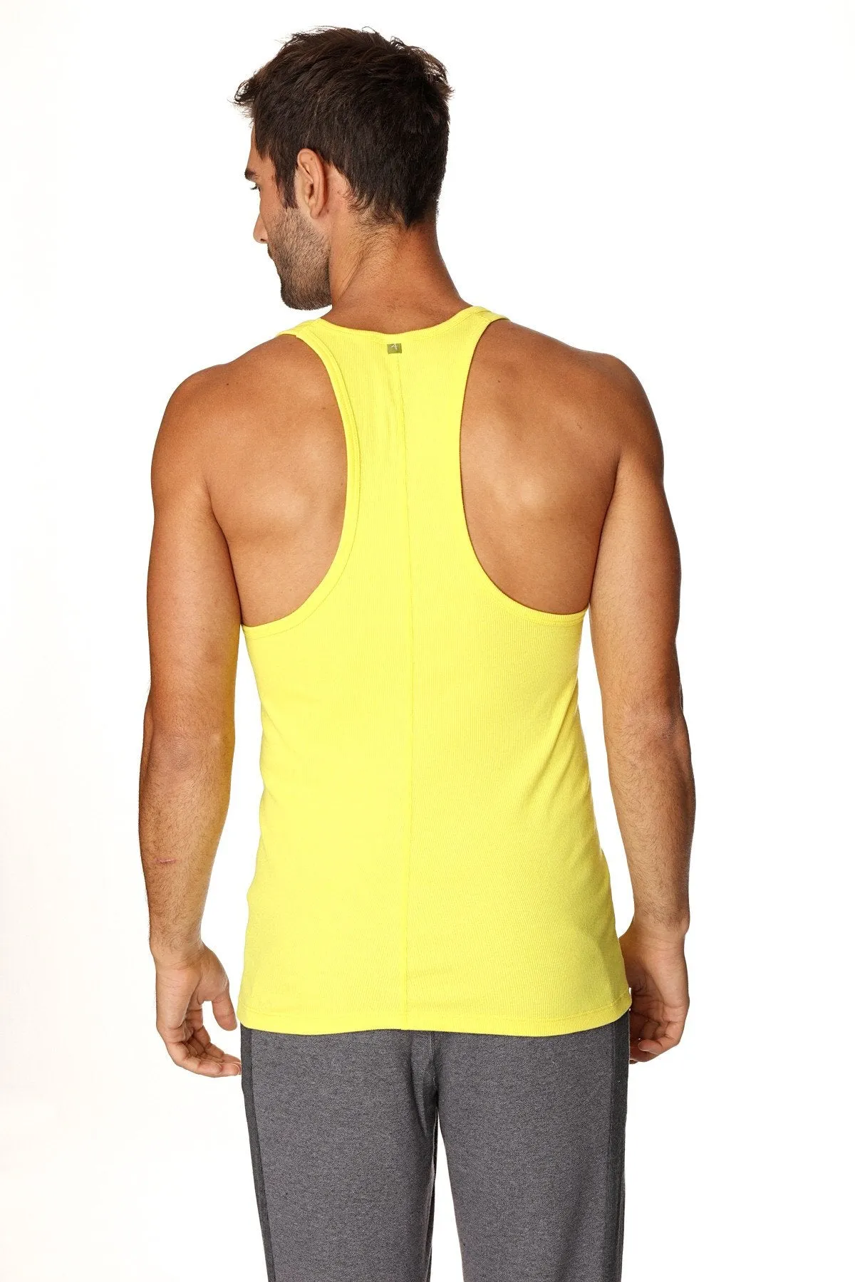 Racerback Yoga Tank Top (Tropic Yellow)