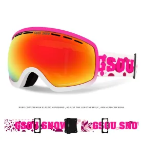 Ski Goggles For Snowboard Snowmobile Skate Motorcycle Riding - For Women Youth Girl - Anti Fog UV Protection