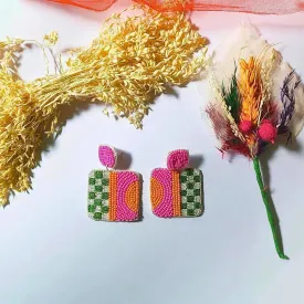 Small Basket Earrings