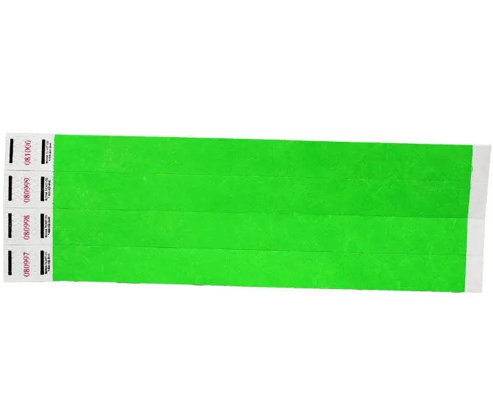 Solid Color Wristbands- 500/Box or 1000/Box