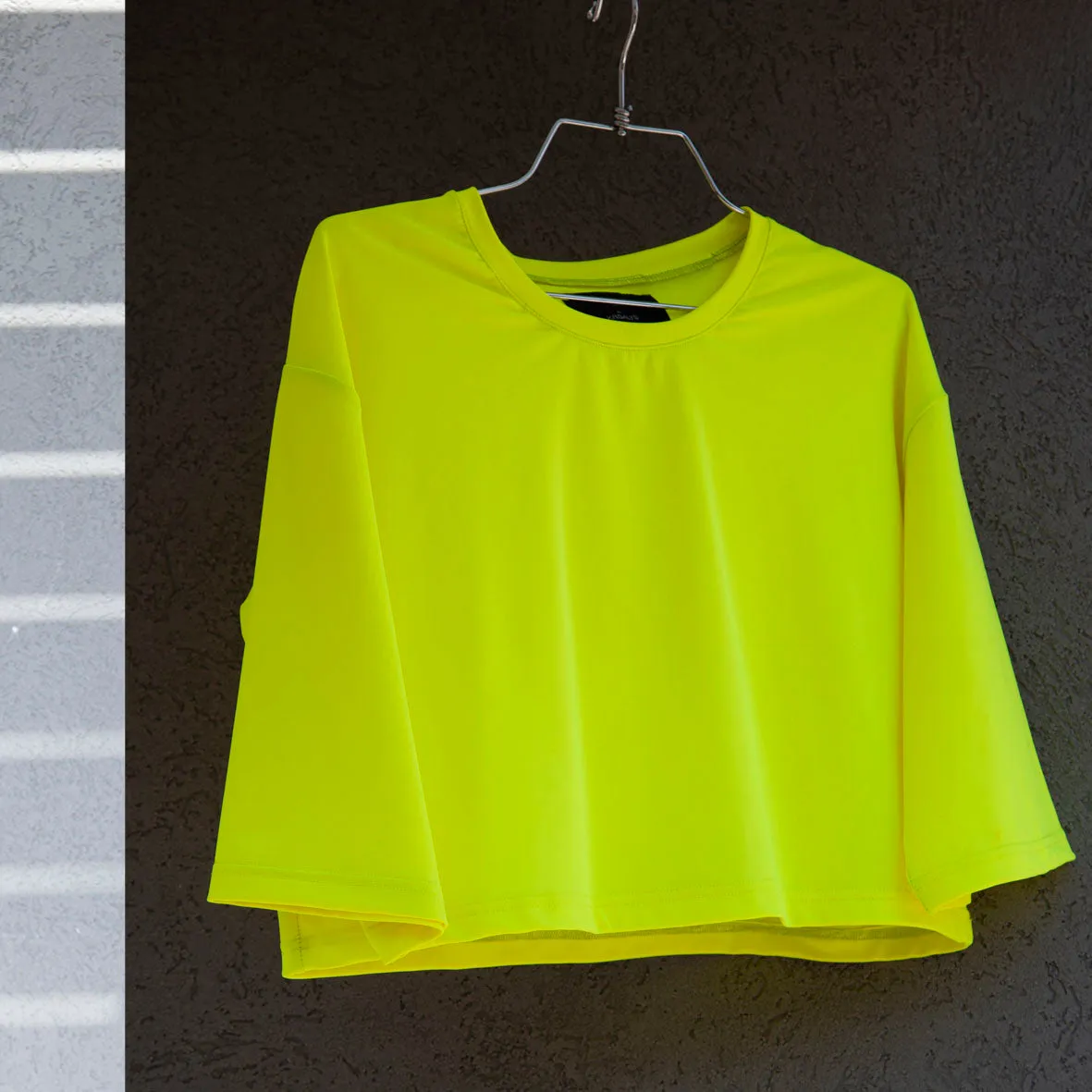 Swimsuit - Cropped Tshirt TS2001S -Fluo yellow