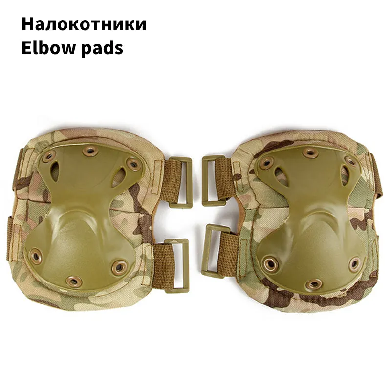 Tactical Knee Pads Pad Elbow CS Military Protector Army Airsoft Outdoor Sport Hunting Knee Padspad Safety Gear Knee Pads Protective Pads