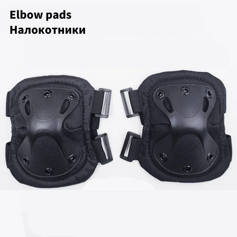 Tactical Knee Pads Pad Elbow CS Military Protector Army Airsoft Outdoor Sport Hunting Knee Padspad Safety Gear Knee Pads Protective Pads