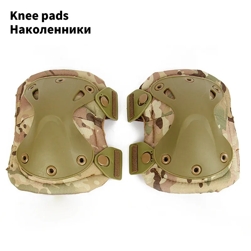 Tactical Knee Pads Pad Elbow CS Military Protector Army Airsoft Outdoor Sport Hunting Knee Padspad Safety Gear Knee Pads Protective Pads