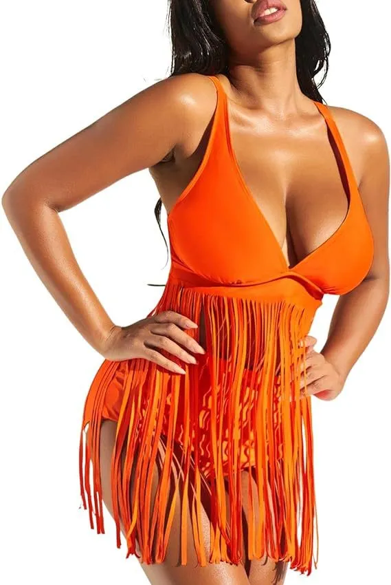 Tassel Sexy Bikini Swimsuit